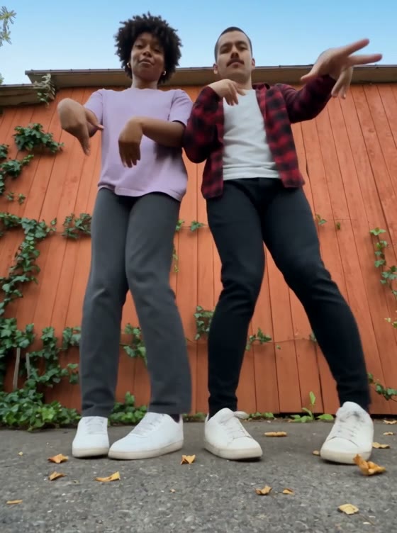 Side-by-side dance